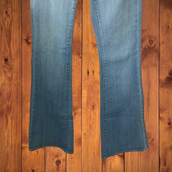 Buffalo David Bitton Women's Size 31 Felow Flare Stretch Mid Rise Denim Jeans - Picture 3 of 5